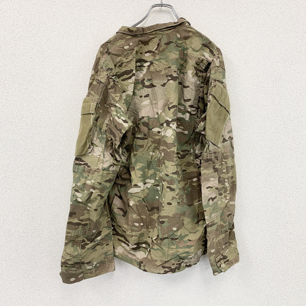 ～00s　U.S ARMY　米軍　ミリタリージャケット　コンバットジャケット　リップストップ　マルチカモ　迷彩　ヴィンテージ　カーキ　Mサイズ　古着