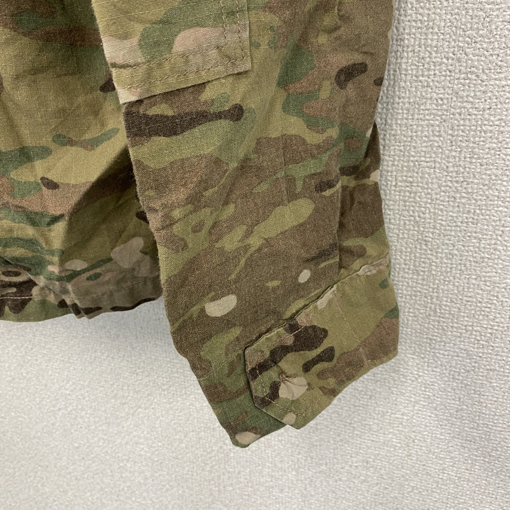 ～00s　U.S ARMY　米軍　ミリタリージャケット　コンバットジャケット　リップストップ　マルチカモ　迷彩　ヴィンテージ　カーキ　Mサイズ　古着