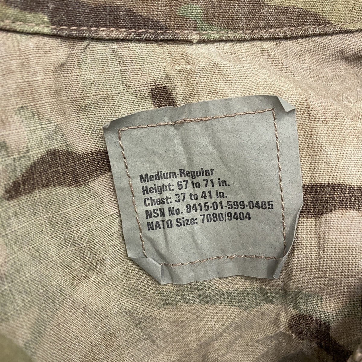 ～00s　U.S ARMY　米軍　ミリタリージャケット　コンバットジャケット　リップストップ　マルチカモ　迷彩　ヴィンテージ　カーキ　Mサイズ　古着