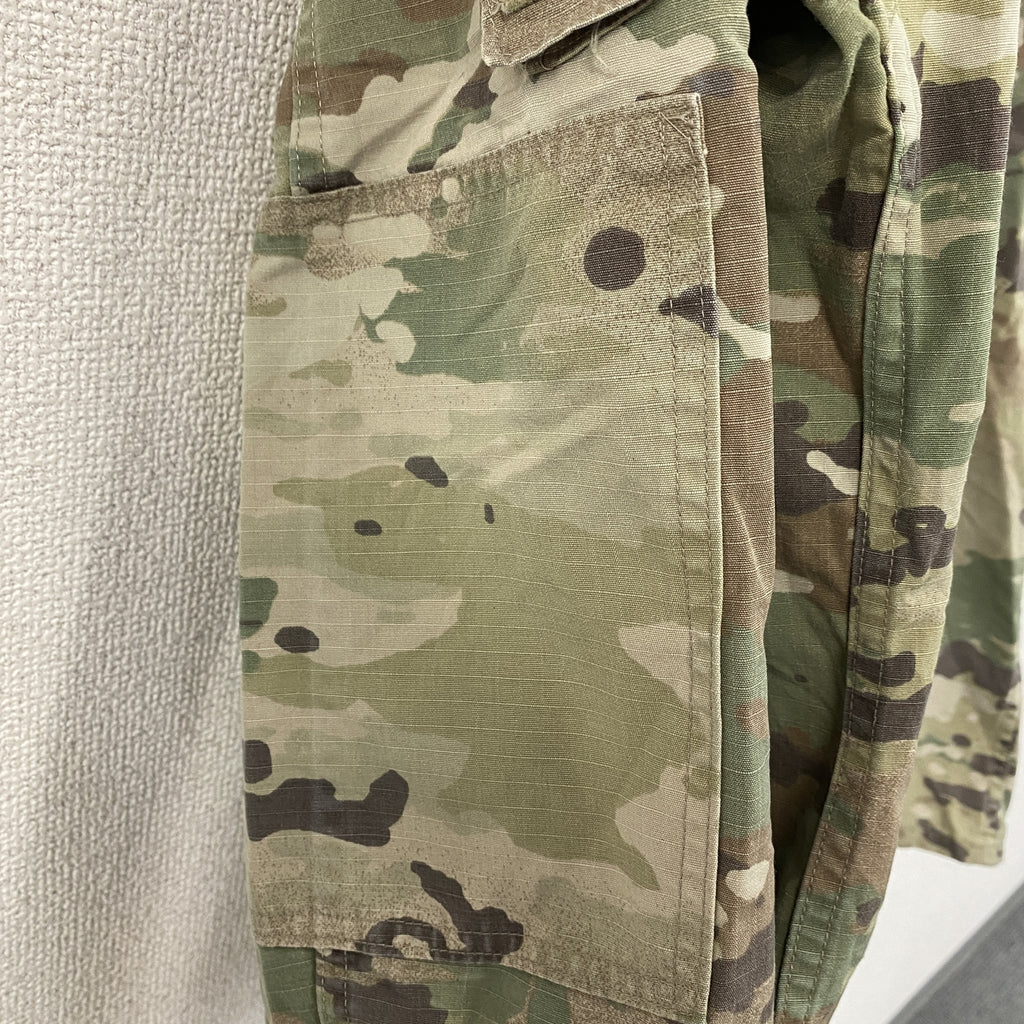 U.S ARMY　米軍　ミリタリージャケット　コンバットジャケット　リップストップ　マルチカム　迷彩　カーキ　古着