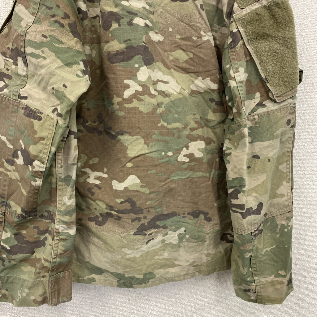 U.S ARMY　米軍　ミリタリージャケット　コンバットジャケット　リップストップ　マルチカム　迷彩　カーキ　古着