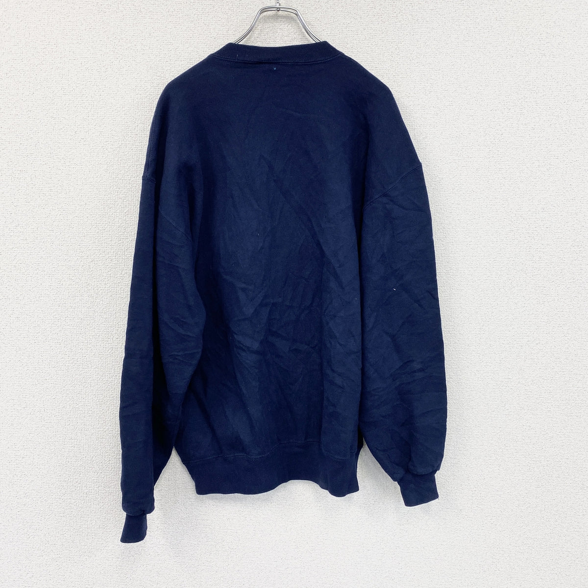 90s　JERZEES　ジャージーズ　スウェット/トレーナー　カレッジロゴ　ヴィンテージ　紺　ネイビー　XLサイズ　古着