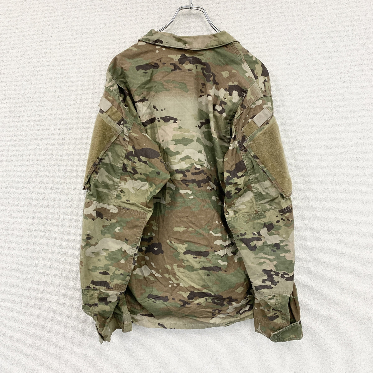 U.S ARMY　米軍　ミリタリージャケット　コンバットジャケット　リップストップ　マルチカム　迷彩　カーキ　Mサイズ　古着