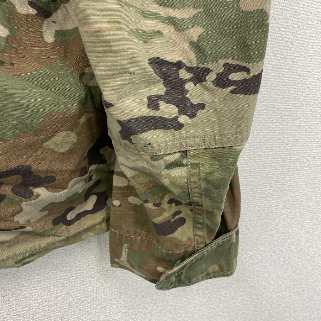 U.S ARMY　米軍　ミリタリージャケット　コンバットジャケット　リップストップ　マルチカム　迷彩　カーキ　Mサイズ　古着