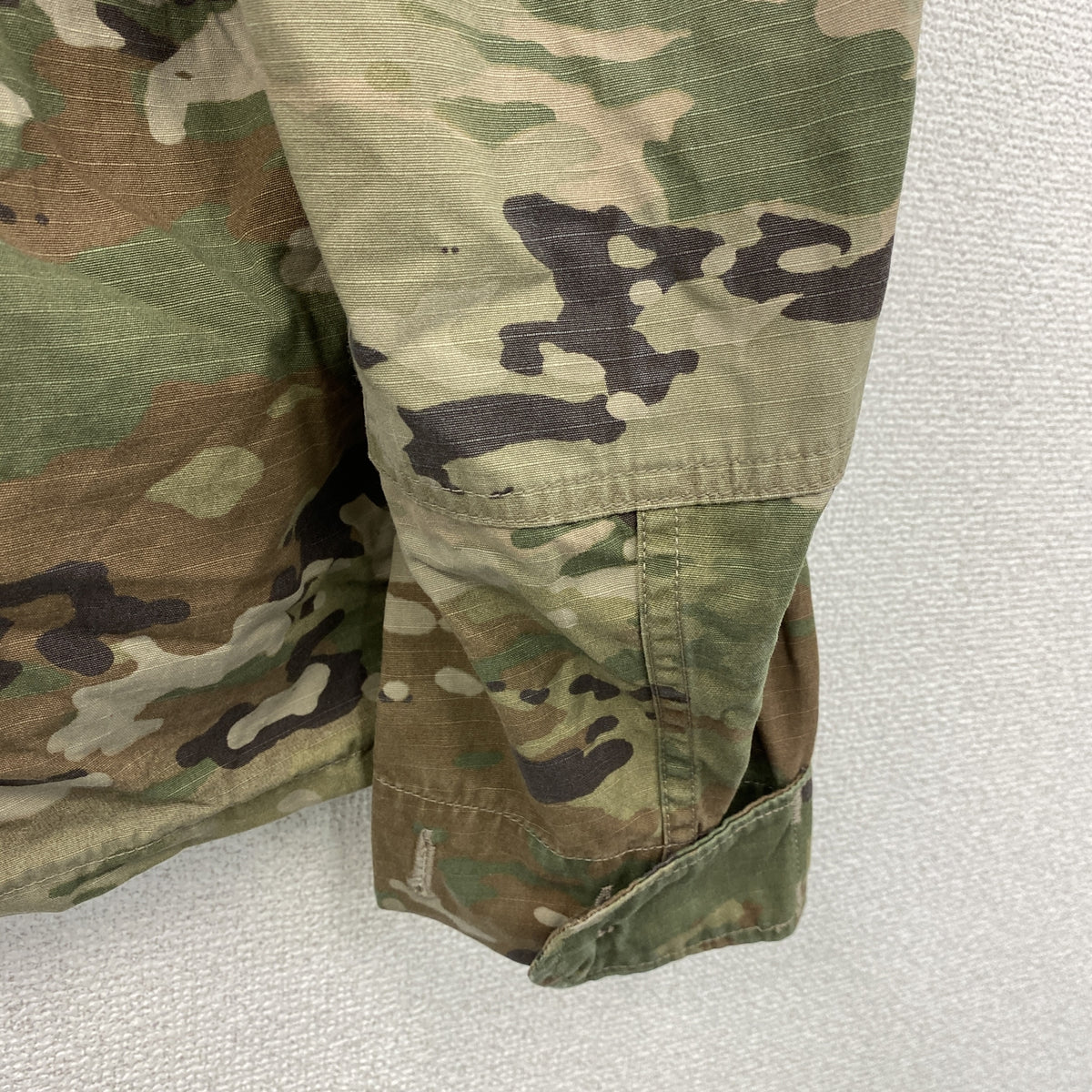 U.S ARMY　米軍　ミリタリージャケット　コンバットジャケット　リップストップ　マルチカム　迷彩　カーキ　Mサイズ　古着