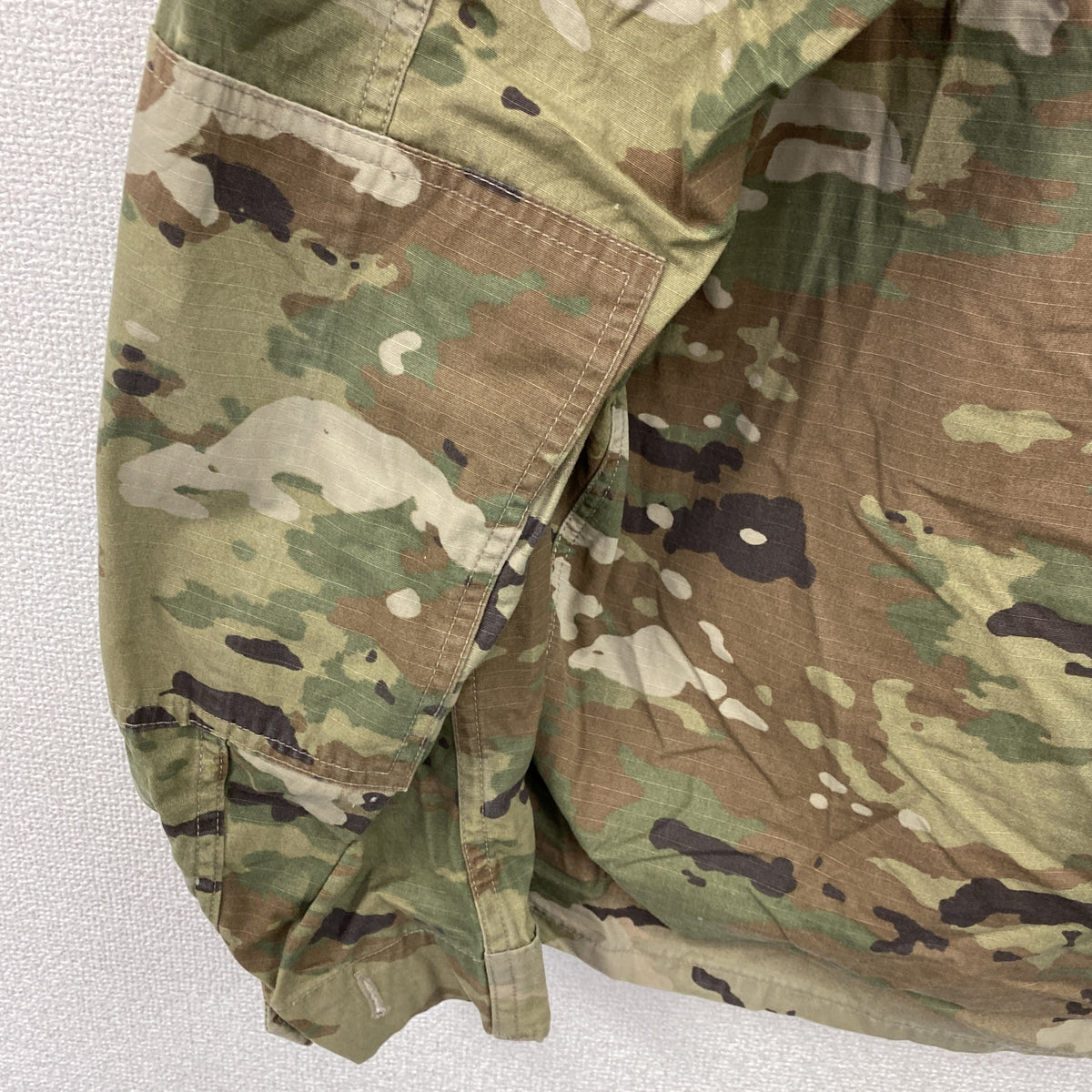 U.S ARMY　米軍　ミリタリージャケット　コンバットジャケット　リップストップ　マルチカム　迷彩　カーキ　Mサイズ　古着