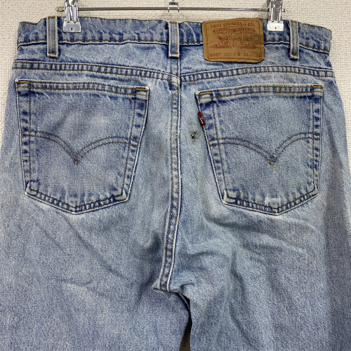 Levi's　リーバイス　505　デニムパンツ/ジーンズ　ジップフライ　インディゴ　W34サイズ　古着