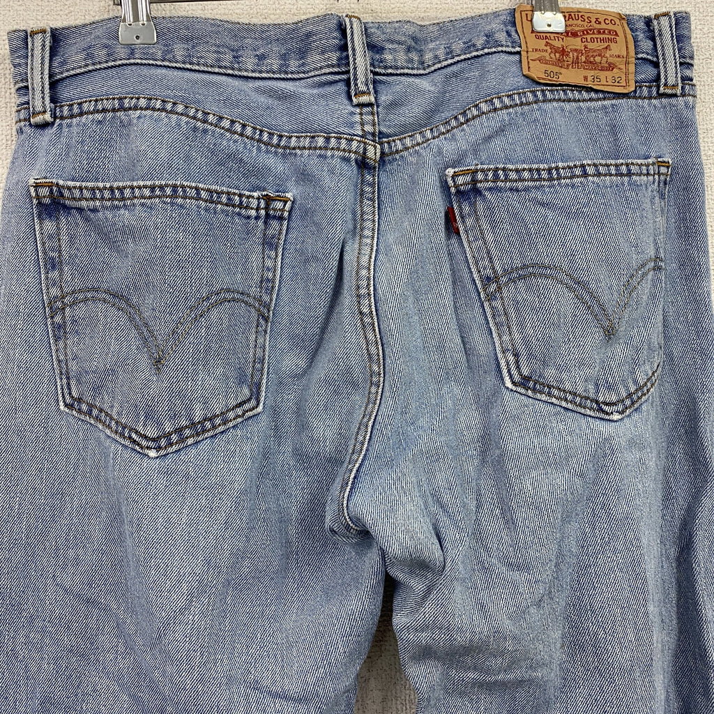 Levi's　リーバイス　505　デニムパンツ/ジーンズ　ジップフライ　インディゴ　W35サイズ　古着