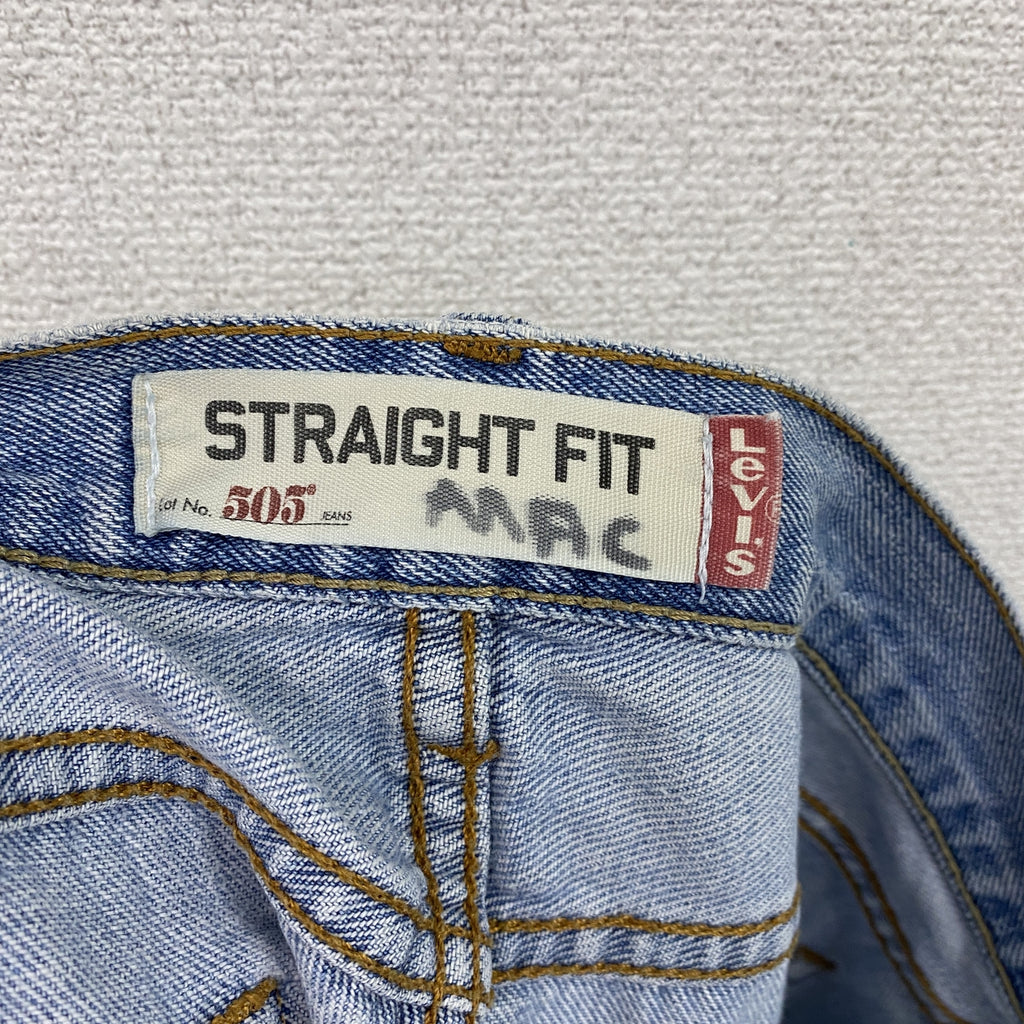 Levi's　リーバイス　505　デニムパンツ/ジーンズ　ジップフライ　インディゴ　W35サイズ　古着