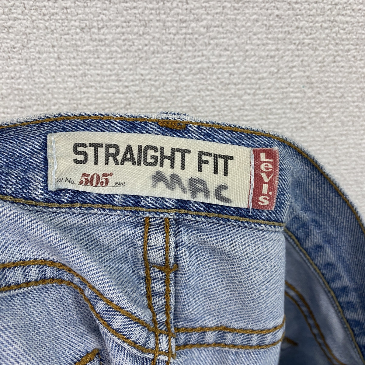 Levi's　リーバイス　505　デニムパンツ/ジーンズ　ジップフライ　インディゴ　W35サイズ　古着