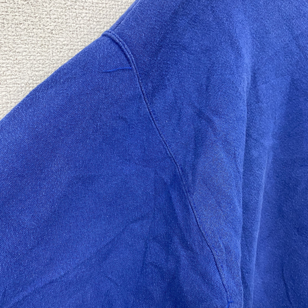 90s　Lee　リー　スウェット/トレーナー　刺繍ロゴ　企業ロゴ　ヴィンテージ　青　ブルー　古着