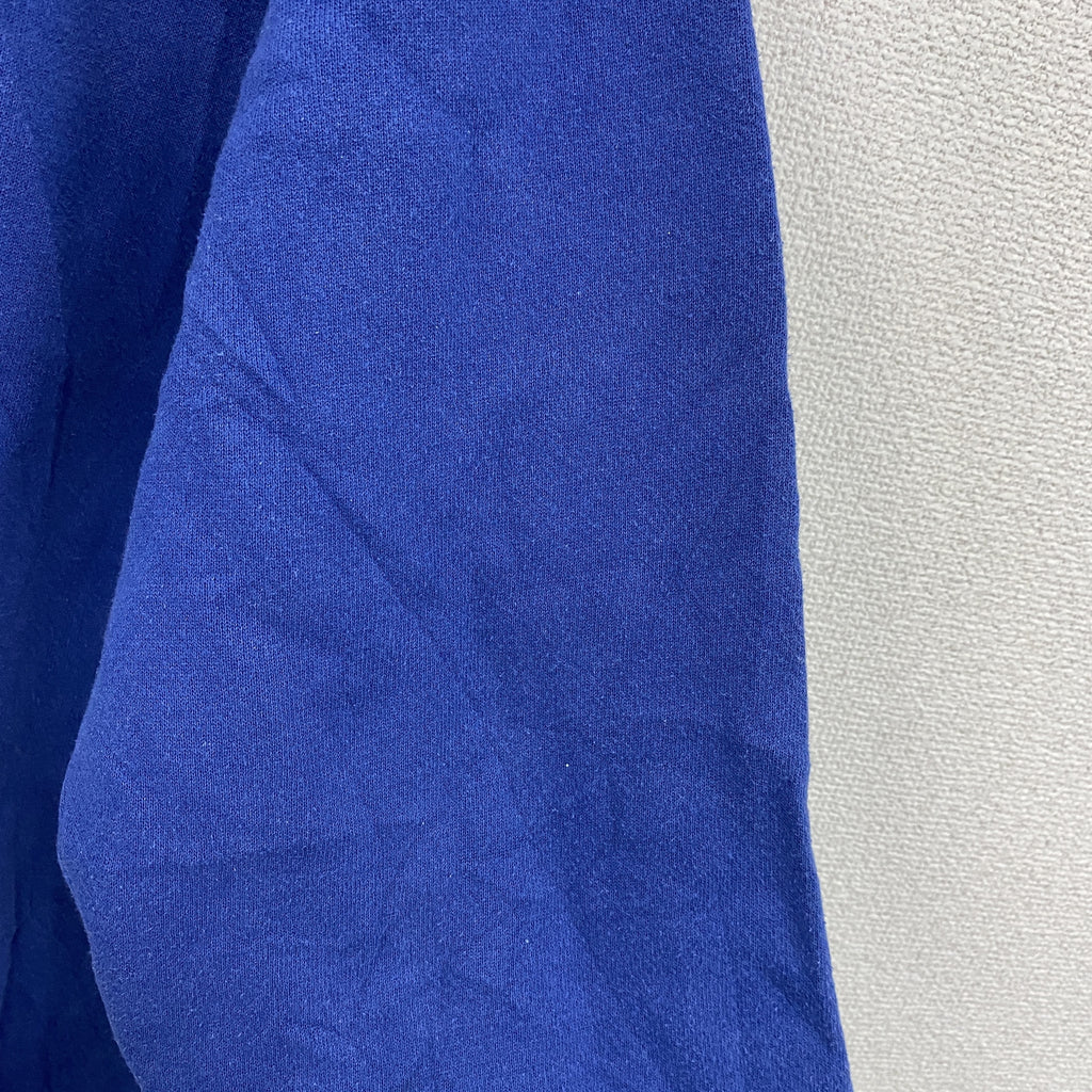 90s　Lee　リー　スウェット/トレーナー　刺繍ロゴ　企業ロゴ　ヴィンテージ　青　ブルー　古着