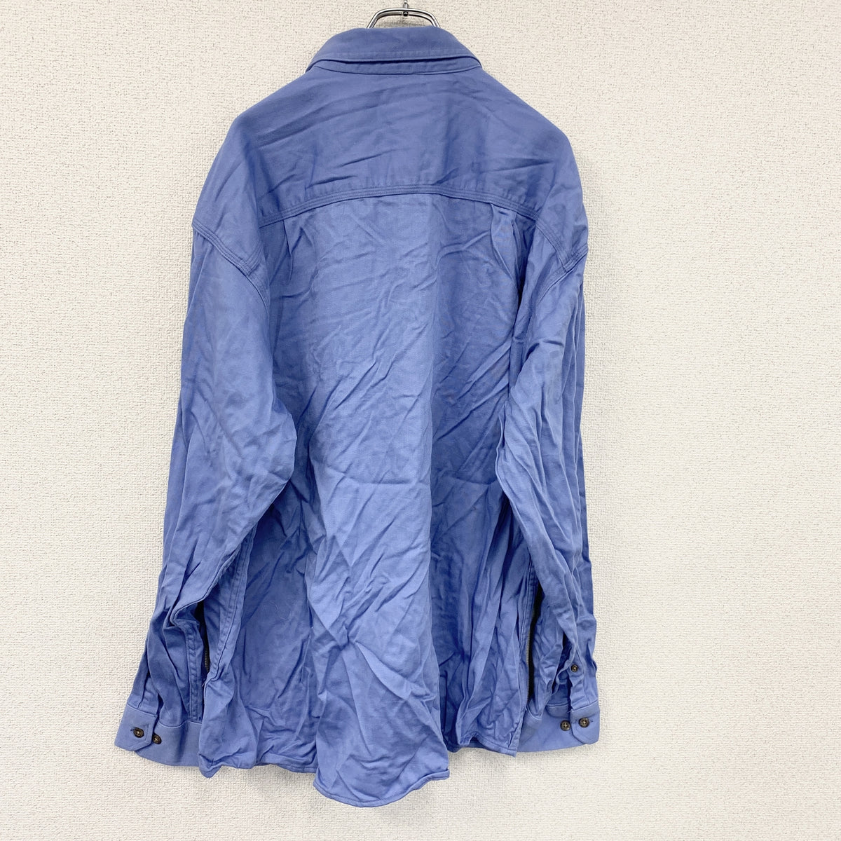 Carhartt　カーハート　長袖ボタンダウンワークシャツ　青　ブルー　XLサイズ　古着