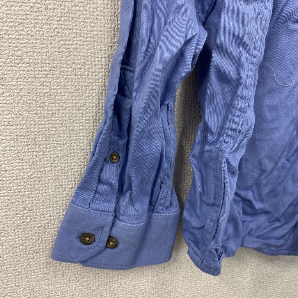 Carhartt　カーハート　長袖ボタンダウンワークシャツ　青　ブルー　XLサイズ　古着