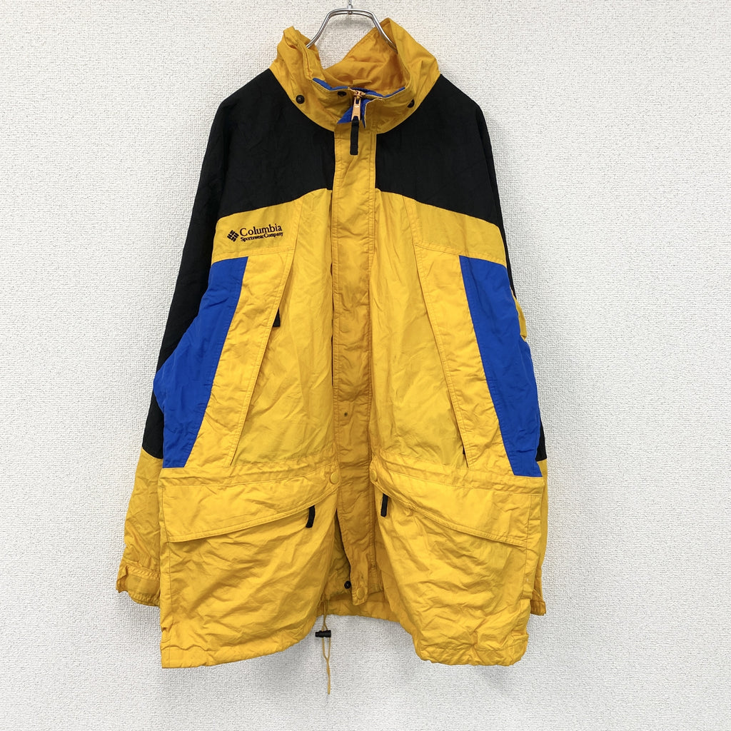 Columbia　コロンビア　マウンテンパーカー　黄色　イエロー　XLサイズ　古着