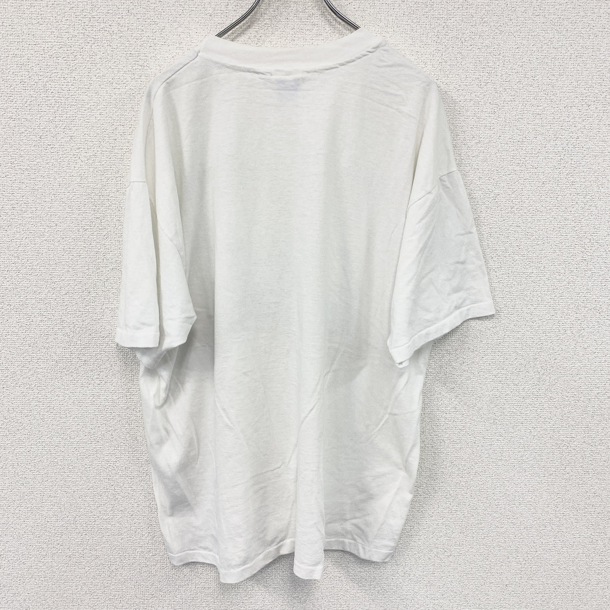 Hanes　ヘインズ　半袖Tシャツ　シングルステッチ　ヴィンテージ　白　ホワイト　XLサイズ　古着