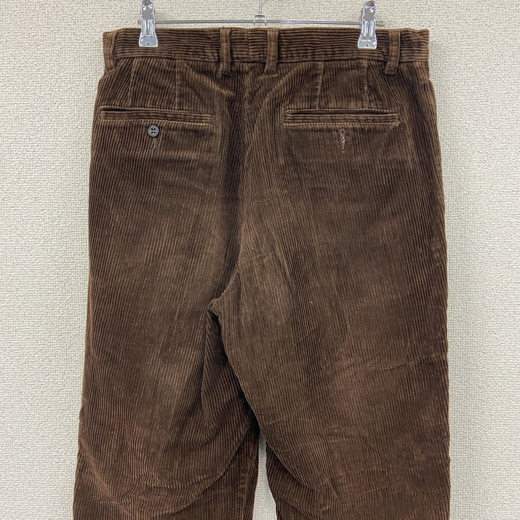 OLD UNIQLO　オールドユニクロ　コーデュロイパンツ　ジップフライ　茶色　ブラウン　古着
