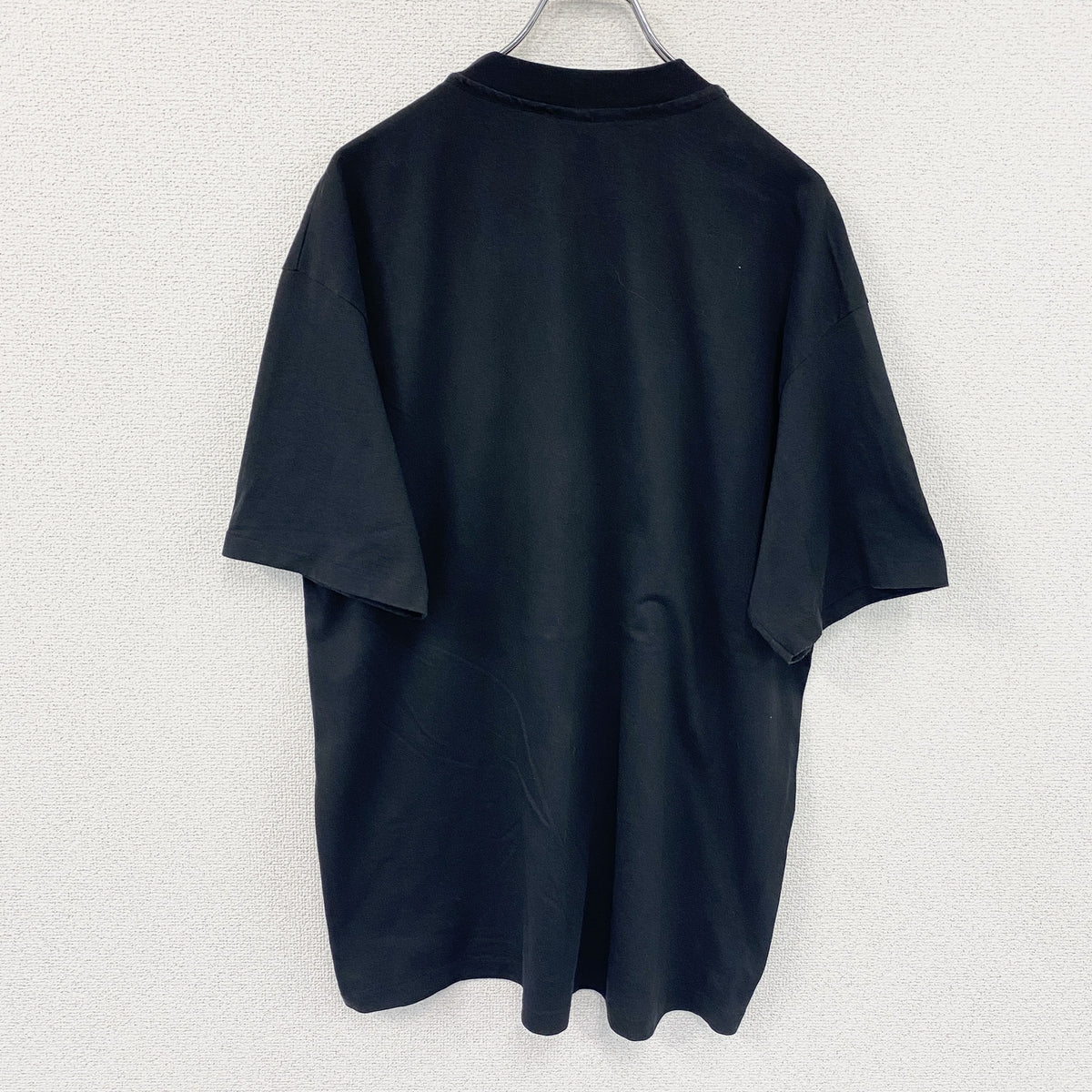 Hanes　ヘインズ　半袖プリントTシャツ　シングルステッチ　黒　ブラック　XXLサイズ カットソー メンズ コットン 古着