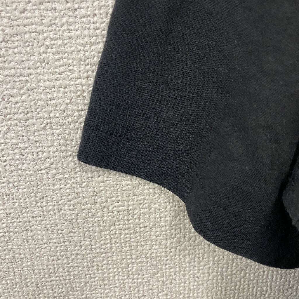 Hanes　ヘインズ　半袖プリントTシャツ　シングルステッチ　黒　ブラック　XXLサイズ カットソー メンズ コットン 古着