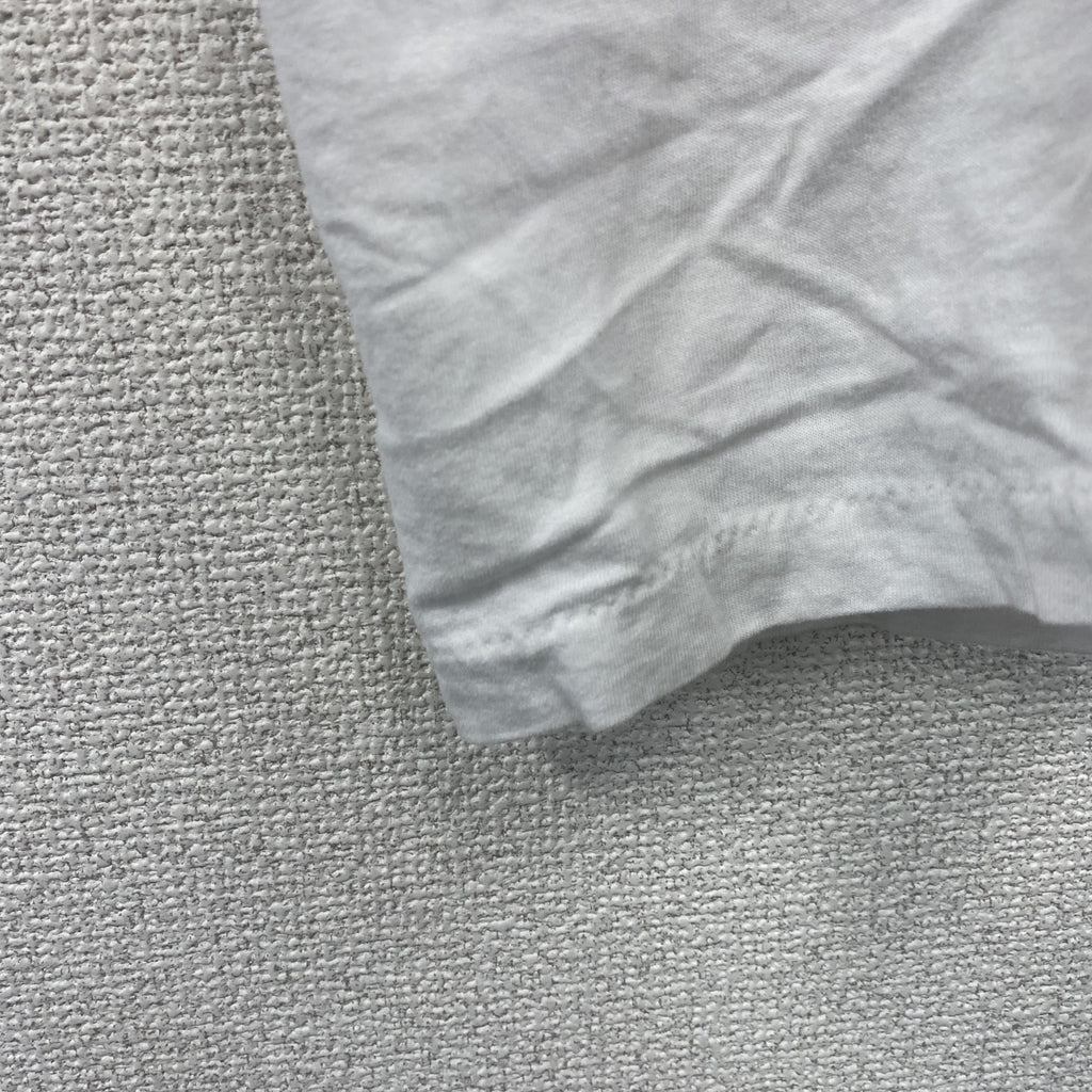Hanes　ヘインズ　半袖プリントTシャツ　シングルステッチ　ヴィンテージ　白　ホワイト　2XLサイズ カットソー メンズ コットン 古着