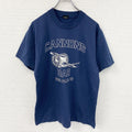 SCREEN STARS　スクリーンスターズ　半袖プリントTシャツ　ヴィンテージ　紺　ネイビー　Lサイズ カットソー メンズ コットン 古着