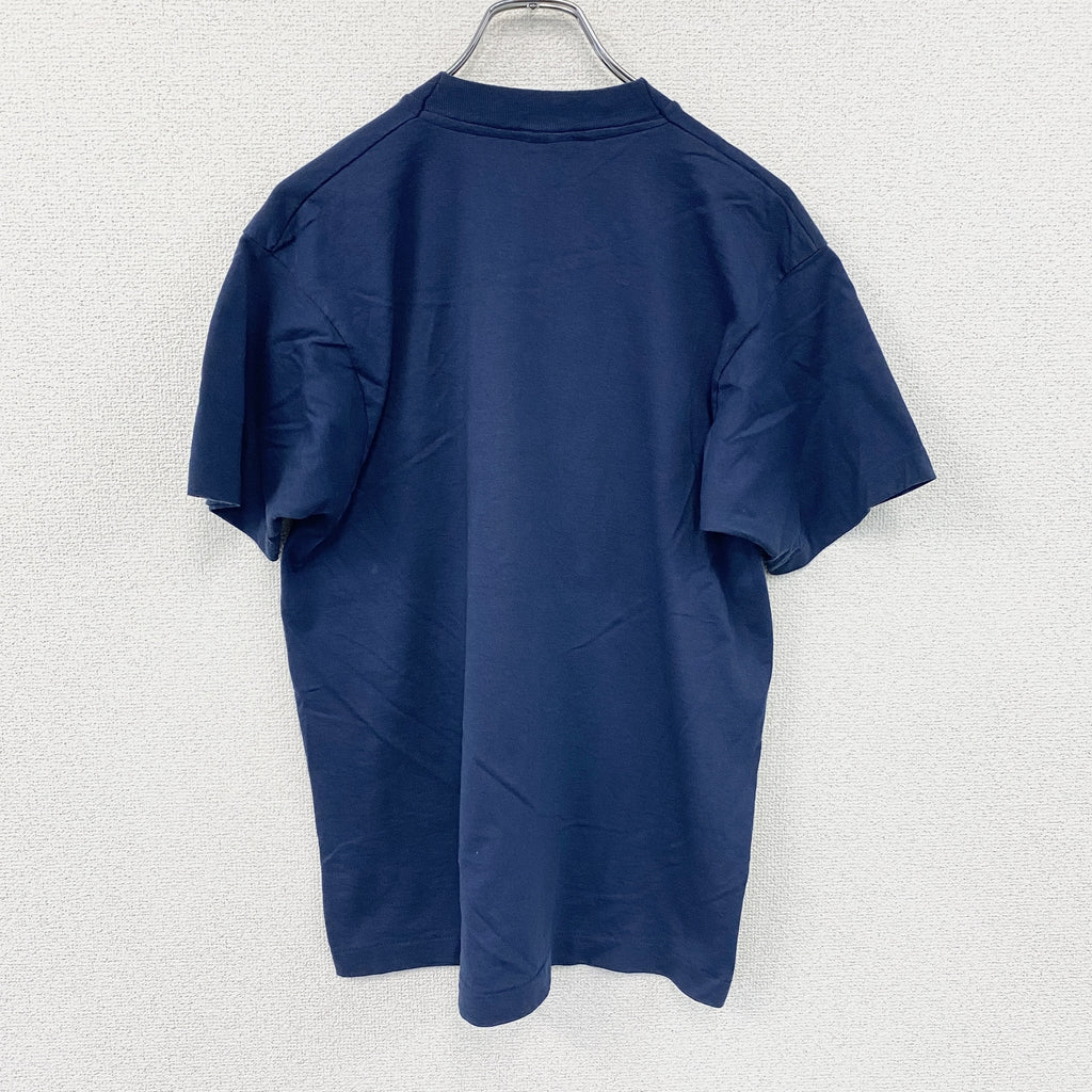SCREEN STARS　スクリーンスターズ　半袖プリントTシャツ　ヴィンテージ　紺　ネイビー　Lサイズ カットソー メンズ コットン 古着
