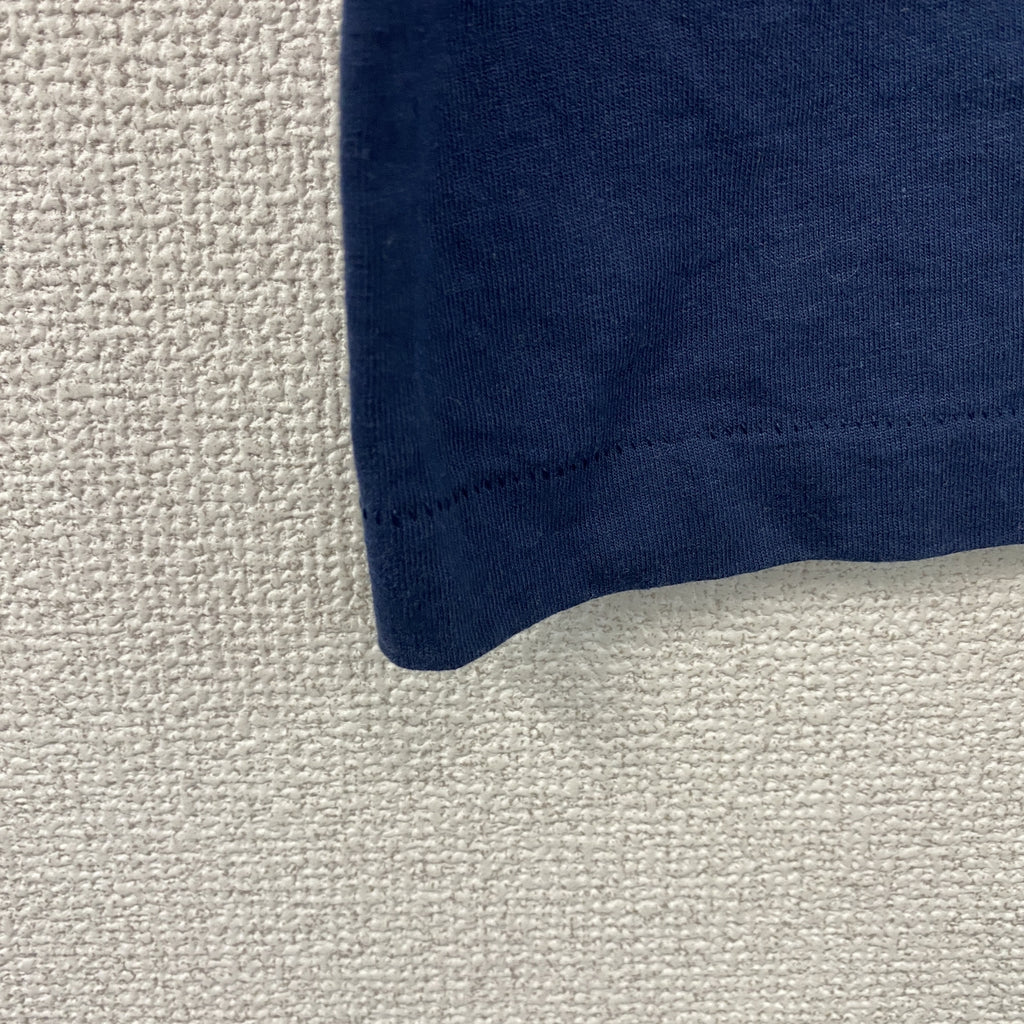 SCREEN STARS　スクリーンスターズ　半袖プリントTシャツ　ヴィンテージ　紺　ネイビー　Lサイズ カットソー メンズ コットン 古着