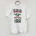 FRUIT OF THE LOOM　フルーツオブザルーム　半袖プリントTシャツ　シングルステッチ　ヴィンテージ　白　ホワイト　Lサイズ カットソー メンズ コットン 古着