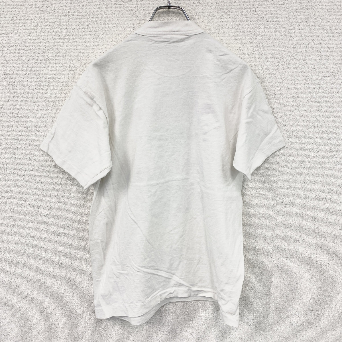 FRUIT OF THE LOOM　フルーツオブザルーム　半袖プリントTシャツ　シングルステッチ　ヴィンテージ　白　ホワイト　Lサイズ カットソー メンズ コットン 古着