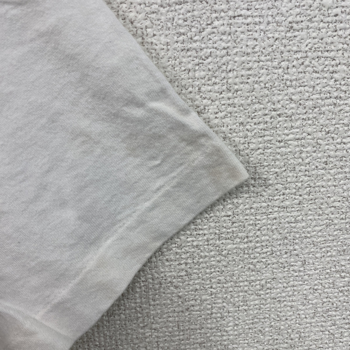 FRUIT OF THE LOOM　フルーツオブザルーム　半袖プリントTシャツ　シングルステッチ　ヴィンテージ　白　ホワイト　Lサイズ カットソー メンズ コットン 古着