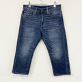 Levi's　リーバイス　505　デニムハーフパンツ/ジーンズ　ジップフライ　インディゴ　W30サイズ　古着