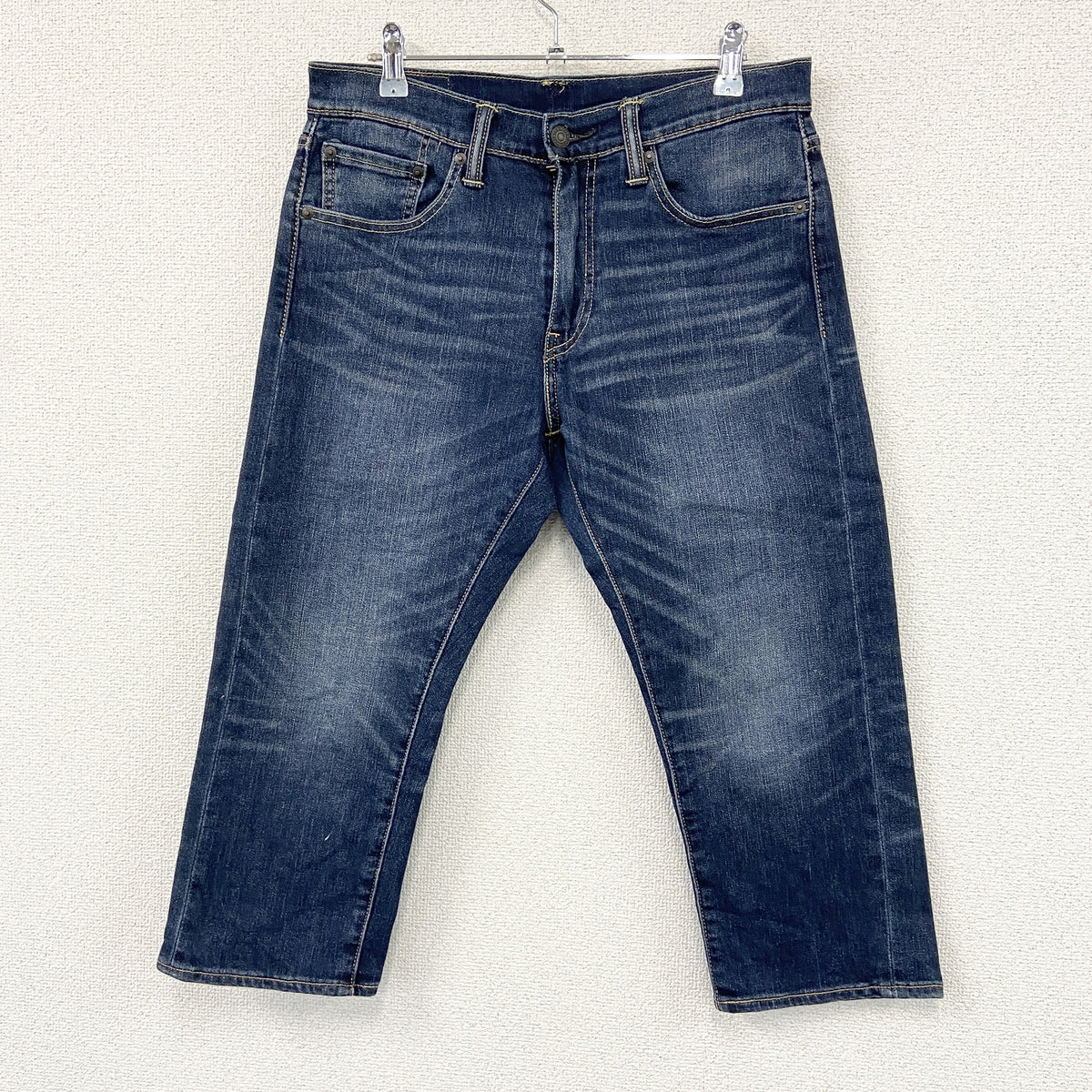 Levi's　リーバイス　505　デニムハーフパンツ/ジーンズ　ジップフライ　インディゴ　W30サイズ　古着