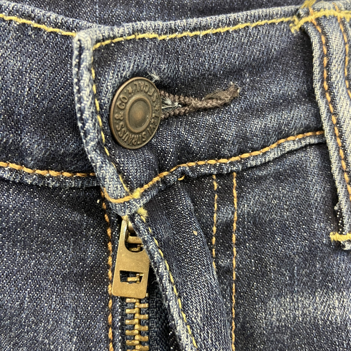 Levi's　リーバイス　505　デニムハーフパンツ/ジーンズ　ジップフライ　インディゴ　W30サイズ　古着
