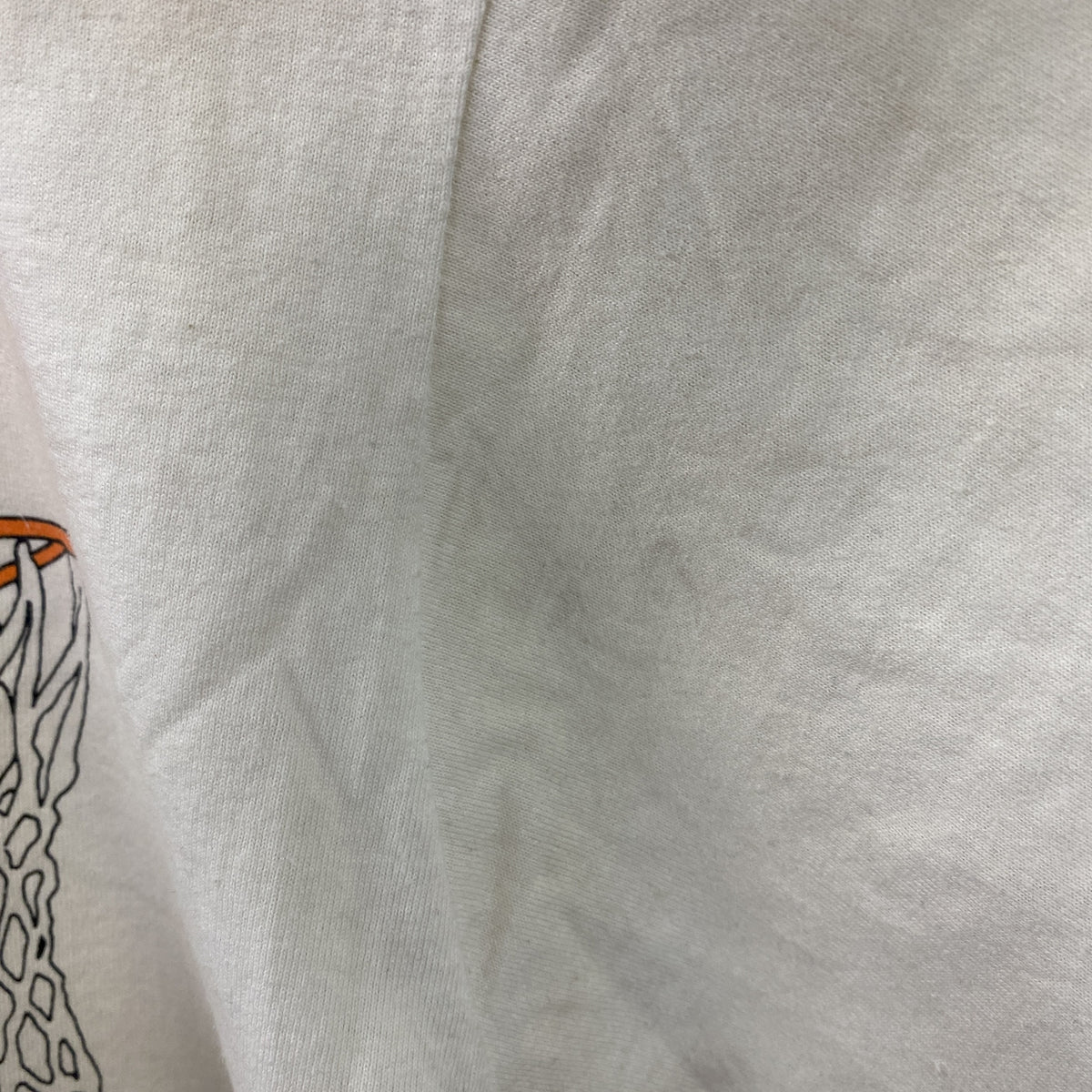 FRUIT OF THE LOOM　フルーツオブザルーム　半袖プリントTシャツ　シングルステッチ　ヴィンテージ　白　ホワイト　Lサイズ カットソー メンズ コットン 古着