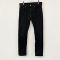 Levi's　リーバイス　502　デニムパンツ/ジーンズ　ジップフライ　黒　ブラック　W29サイズ　古着