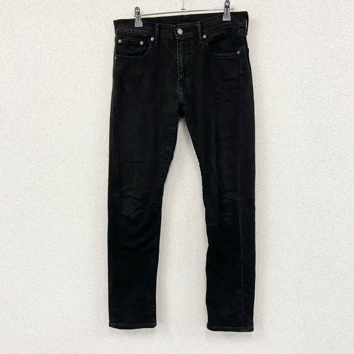Levi's　リーバイス　502　デニムパンツ/ジーンズ　ジップフライ　黒　ブラック　W29サイズ　古着