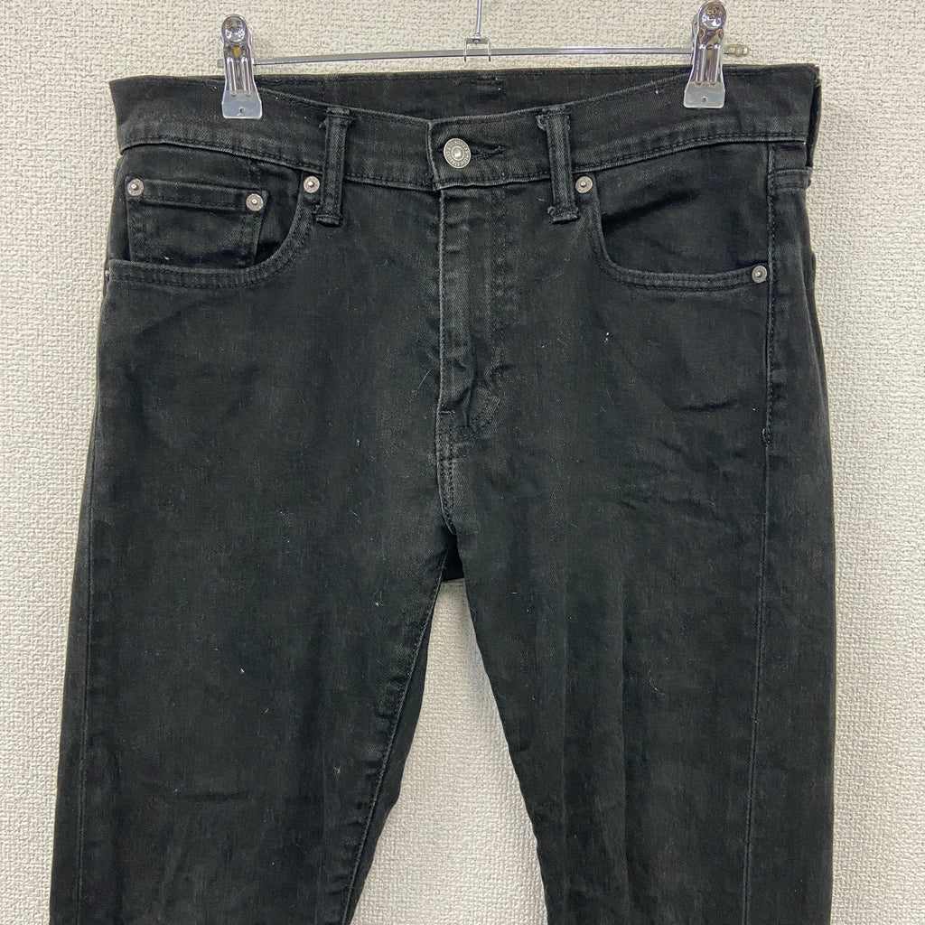 Levi's　リーバイス　502　デニムパンツ/ジーンズ　ジップフライ　黒　ブラック　W29サイズ　古着