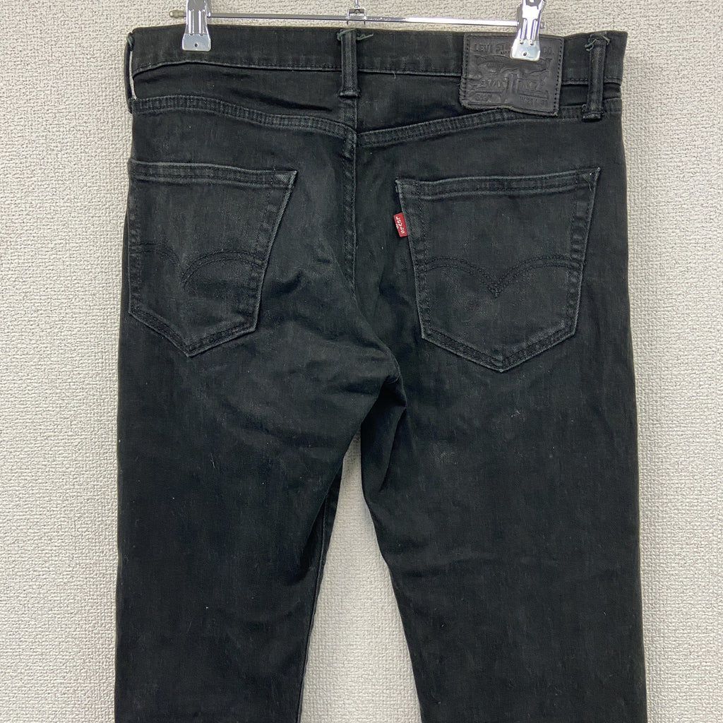 Levi's　リーバイス　502　デニムパンツ/ジーンズ　ジップフライ　黒　ブラック　W29サイズ　古着