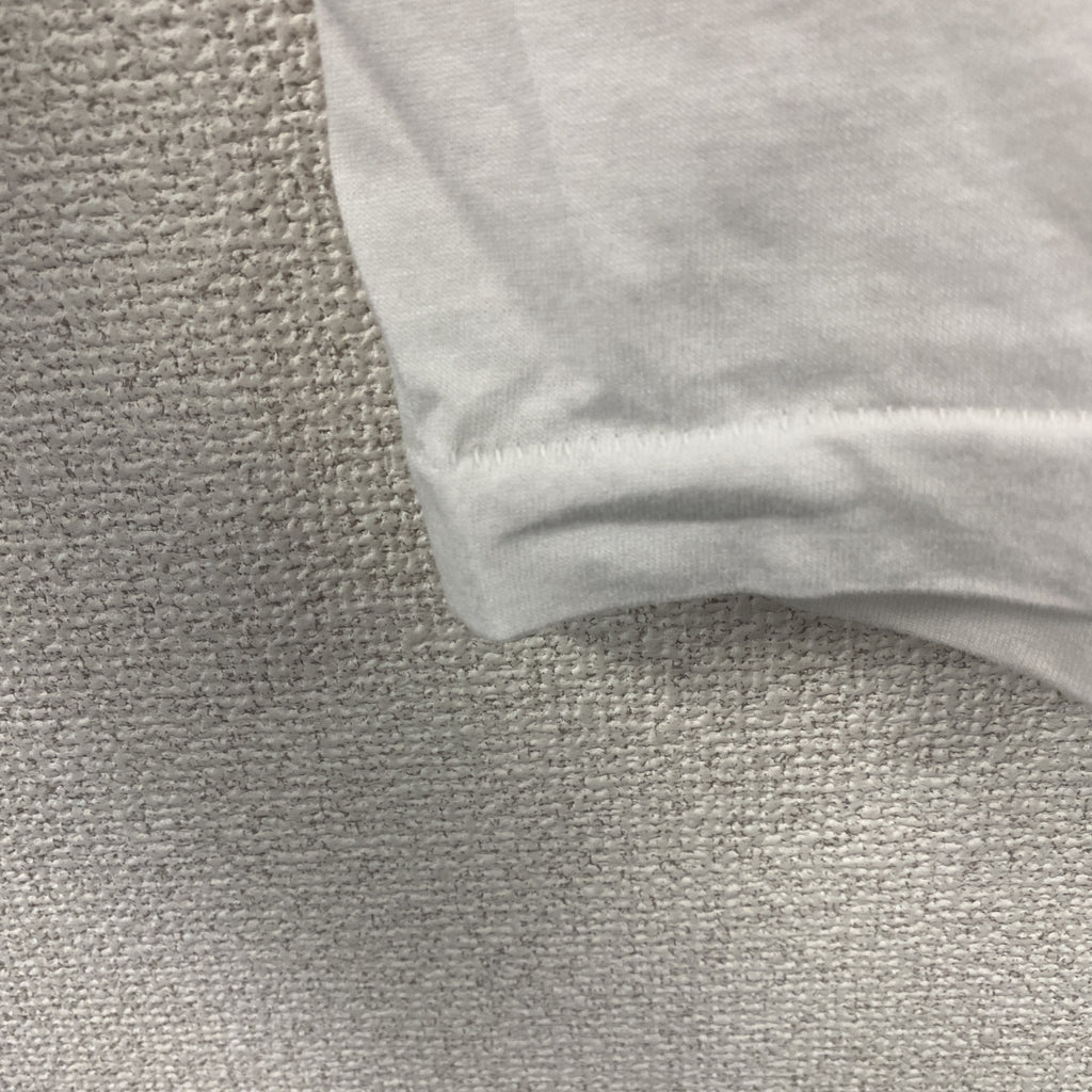 FRUIT OF THE LOOM　フルーツオブザルーム　半袖プリントTシャツ　シングルステッチ　ヴィンテージ　白　ホワイト　XLサイズ カットソー メンズ コットン 古着