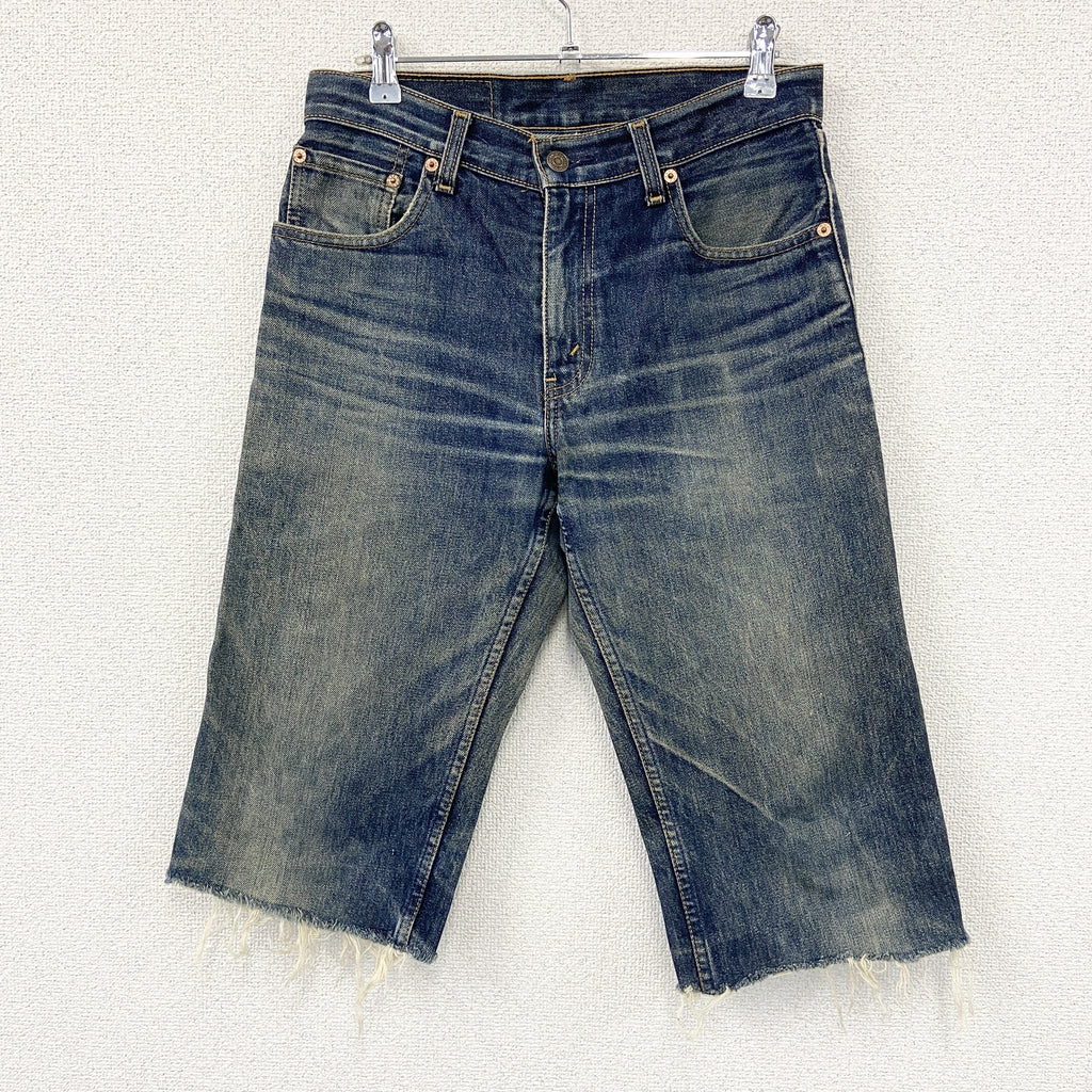 Levi's　リーバイス　506　デニムハーフパンツ/ジーンズ　ジップフライ　インディゴ　W29サイズ　古着