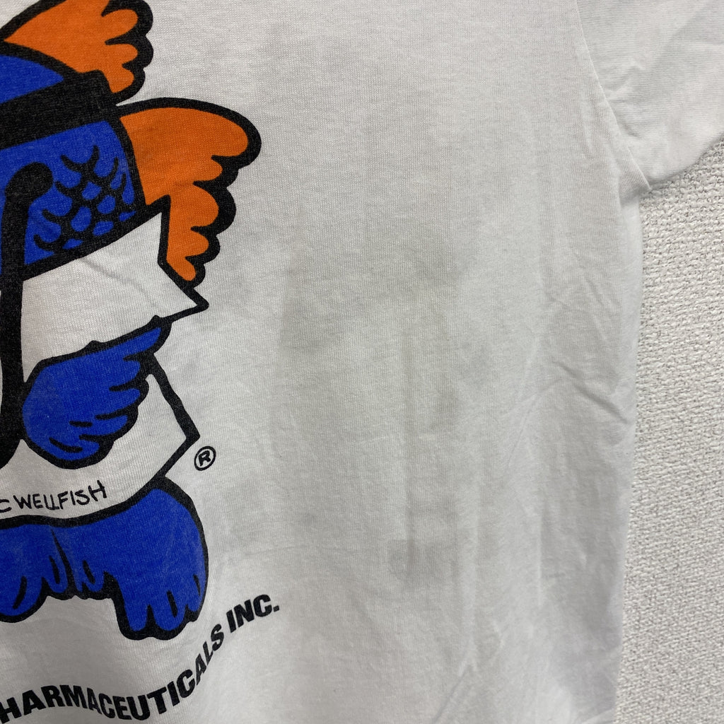 SCREEN STARS　スクリーンスターズ　半袖プリントTシャツ　シングルステッチ　ヴィンテージ　白　ホワイト　XLサイズ カットソー メンズ コットン 古着