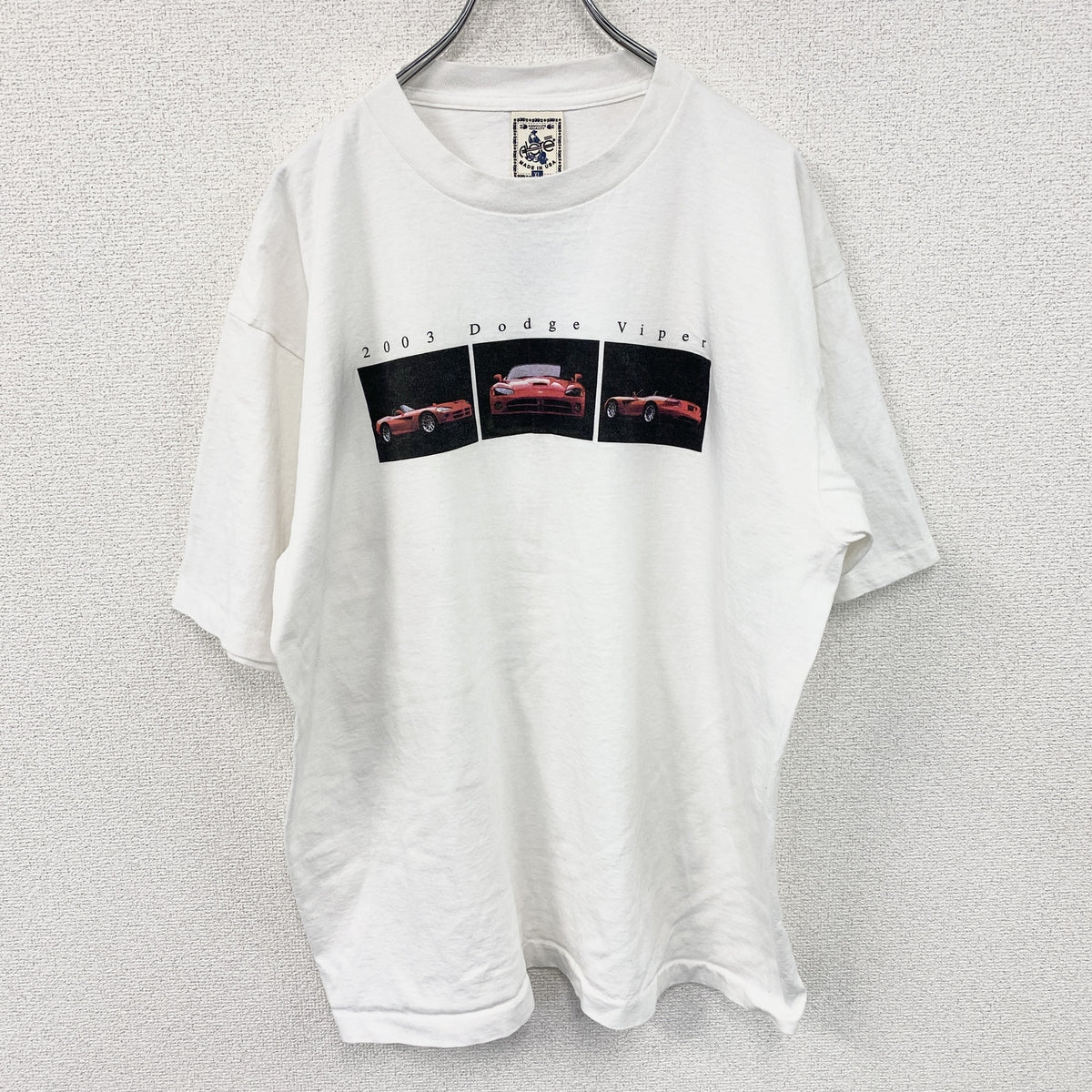 Alore　アローレ　半袖プリントTシャツ　シングルステッチ　ヴィンテージ　白　ホワイト　XLサイズ　古着