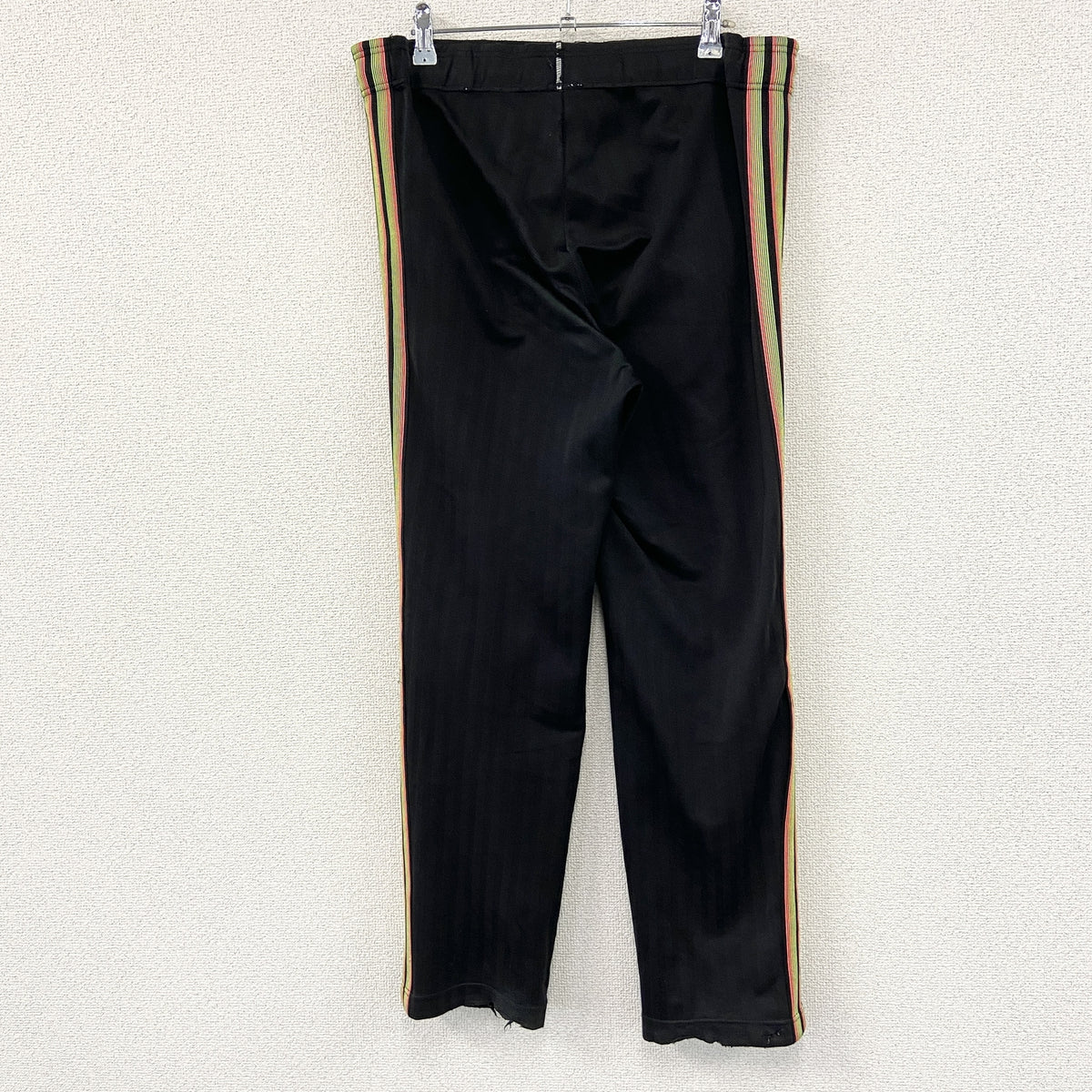 adidas　アディダス　トラックパンツ/ジャージパンツ　黒　ブラック　Mサイズ　古着
