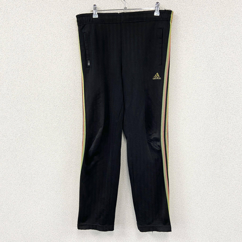 adidas　アディダス　トラックパンツ/ジャージパンツ　黒　ブラック　Mサイズ　古着