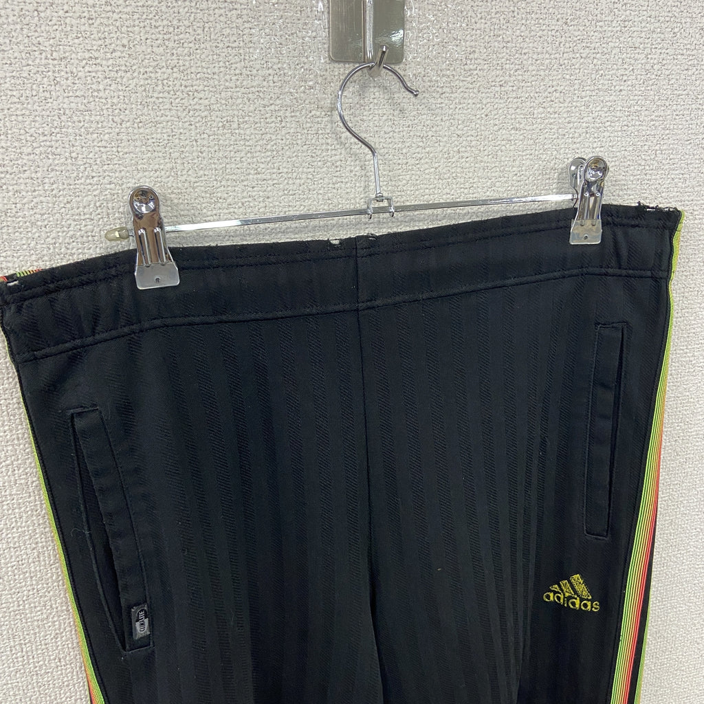 adidas　アディダス　トラックパンツ/ジャージパンツ　黒　ブラック　Mサイズ　古着