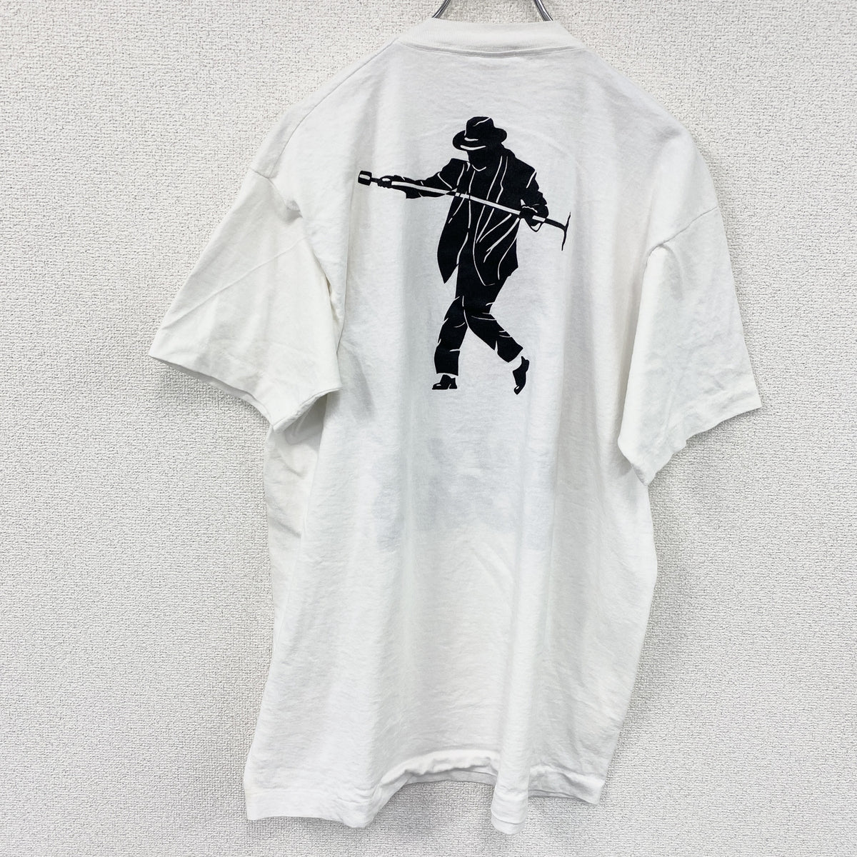 FRUIT OF THE LOOM　フルーツオブザルーム　半袖プリントTシャツ　シングルステッチ　ヴィンテージ　白　ホワイト　XLサイズ カットソー メンズ コットン 古着