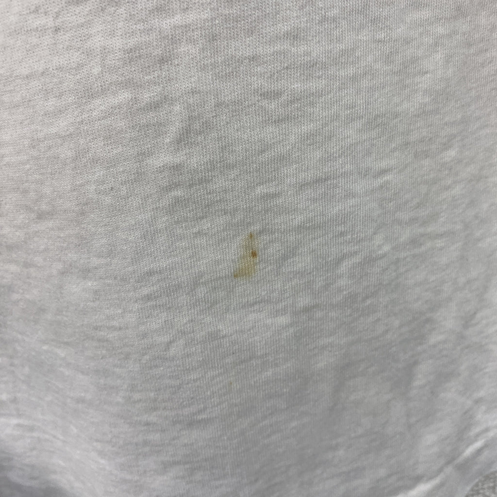 FRUIT OF THE LOOM　フルーツオブザルーム　半袖プリントTシャツ　シングルステッチ　ヴィンテージ　白　ホワイト　XLサイズ カットソー メンズ コットン 古着
