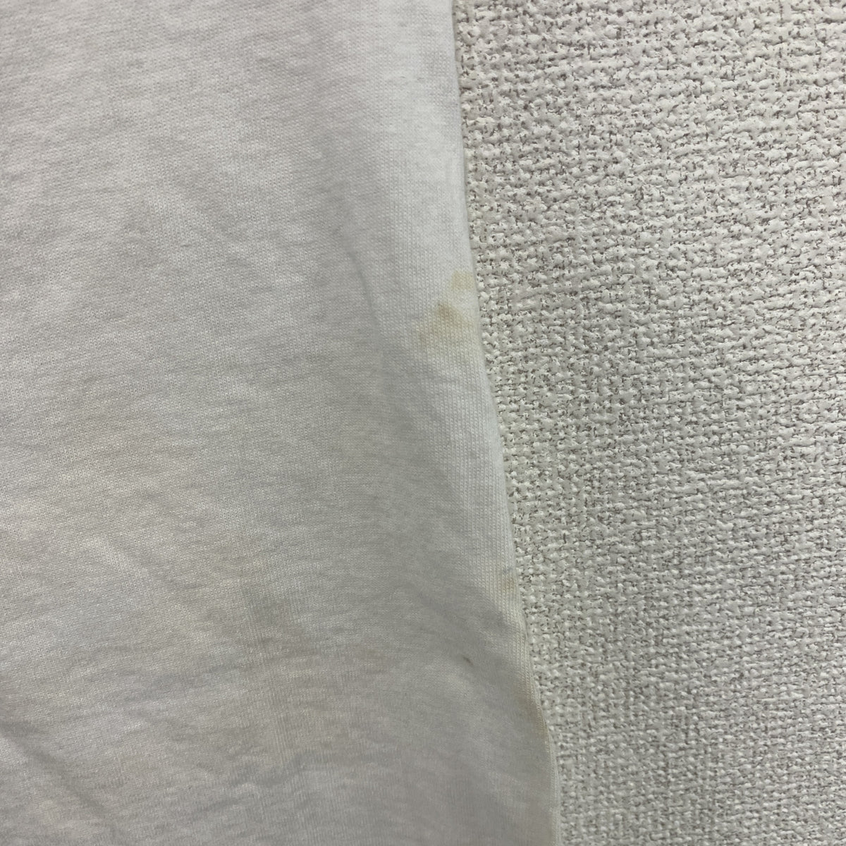 FRUIT OF THE LOOM　フルーツオブザルーム　半袖プリントTシャツ　シングルステッチ　ヴィンテージ　白　ホワイト　XLサイズ カットソー メンズ コットン 古着