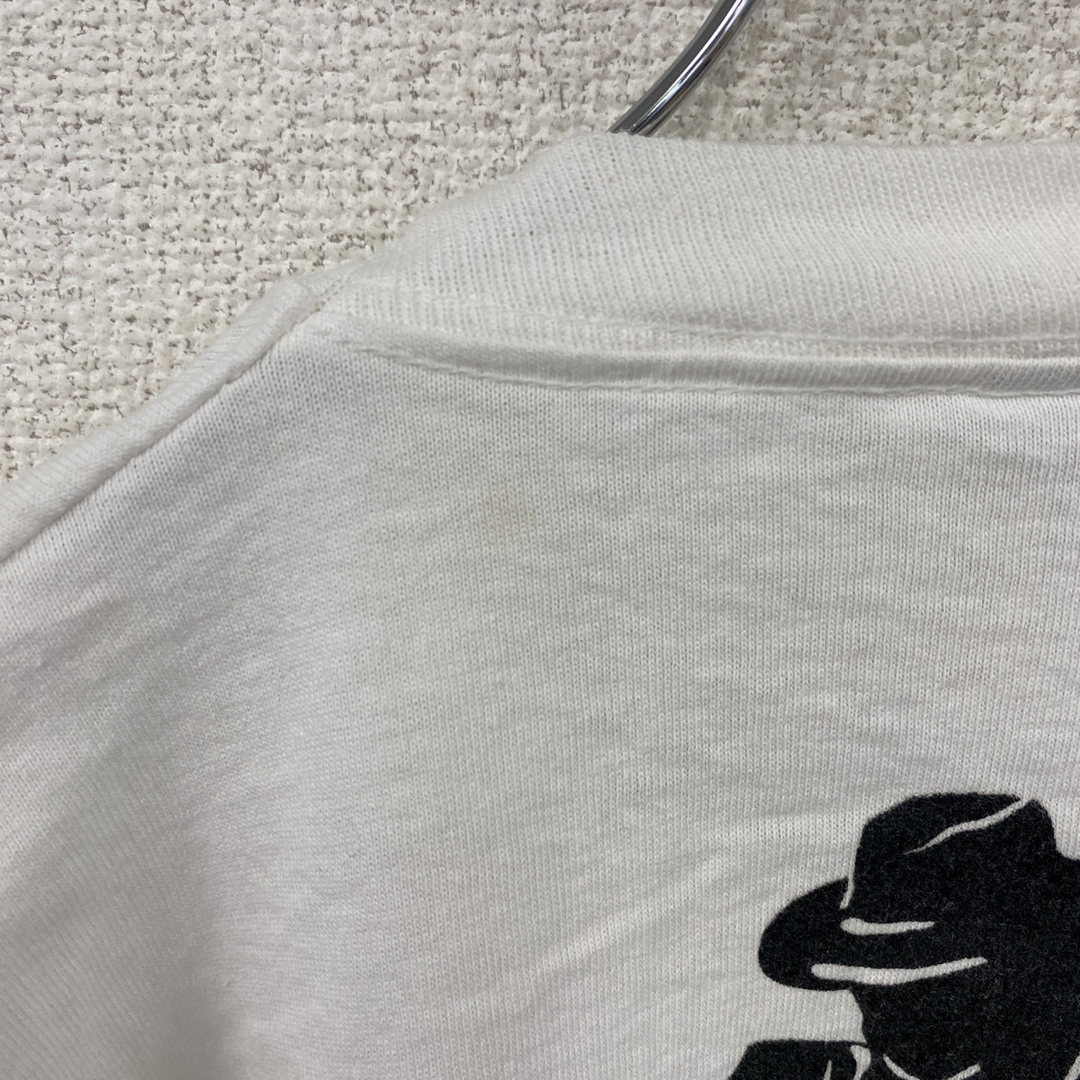 FRUIT OF THE LOOM　フルーツオブザルーム　半袖プリントTシャツ　シングルステッチ　ヴィンテージ　白　ホワイト　XLサイズ カットソー メンズ コットン 古着