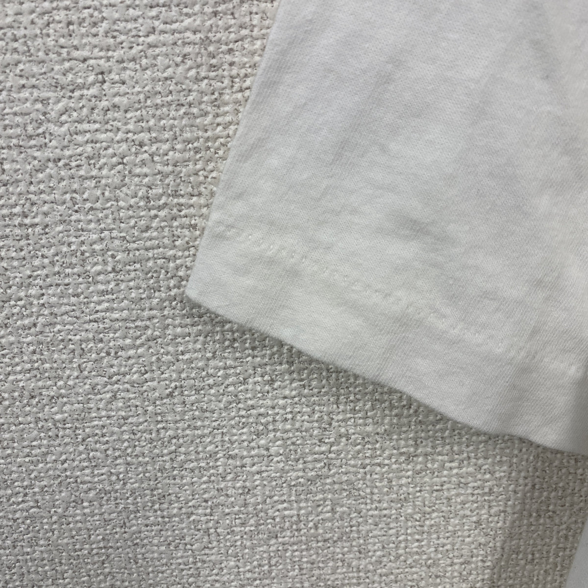 FRUIT OF THE LOOM　フルーツオブザルーム　半袖プリントTシャツ　シングルステッチ　ヴィンテージ　白　ホワイト　XLサイズ カットソー メンズ コットン 古着